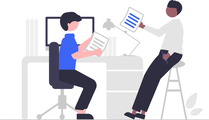 Recruitment collaboration illustration